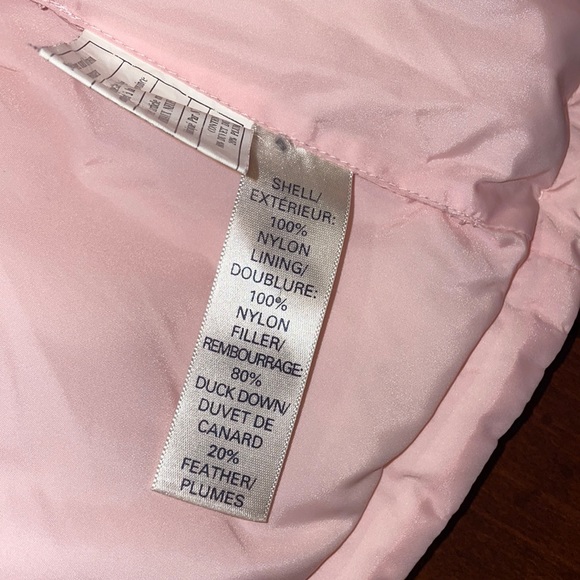 Girl’s Pink Roots Puffer Vest - Picture 5 of 5